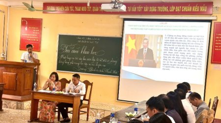 Toạ đàm khoa học “Phát huy vai trò của học viên lớp A3 TCLLCT K52 về phòng, chống lãng phí trong học tập và rèn luyện tại Trường Chính trị tỉnh Thanh Hóa”.