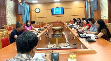 Buổi sinh hoạt chuyên môn của Bộ môn Quản lý hành chính nhà nước khoa Nhà nước và Pháp luật 