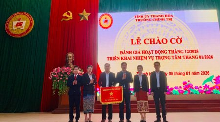 Lễ Chào cờ đánh giá hoạt động tháng 12/2025, triển khai nhiệm vụ trọng tâm tháng 01/2026