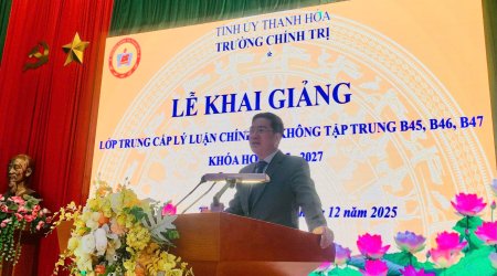 Khai giảng các lớp TCLLCT B45, B46, B47, khoá học 2025 - 2027